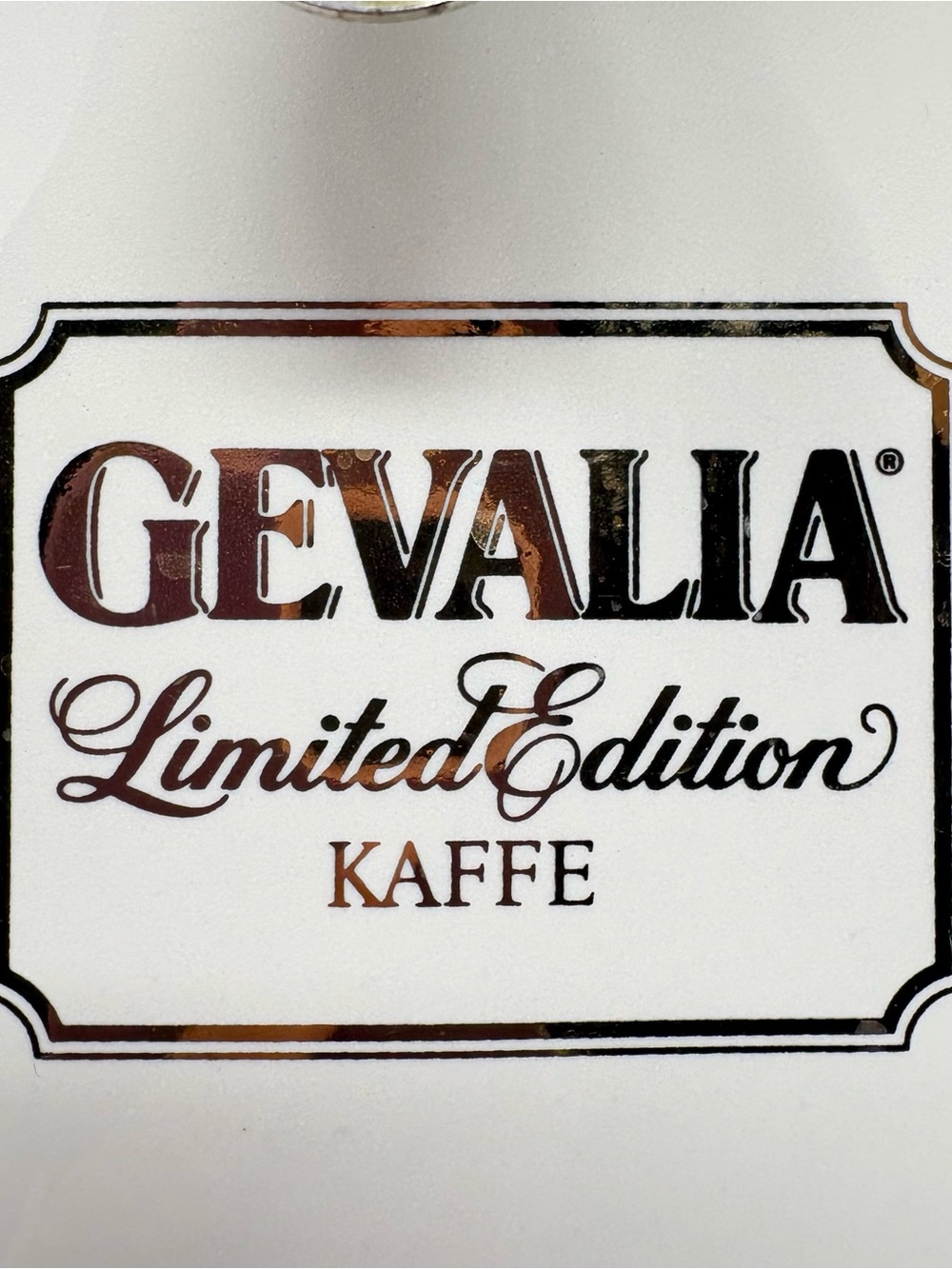 Gevalia Kaffe Limited Ed. Ceramic Coffee Canister Jar Airtight Hinged Lid Sweden - Picture 4 of 10